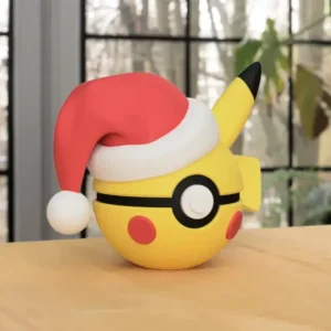 Pokubola #0025 - Pikachu Navidad Designer